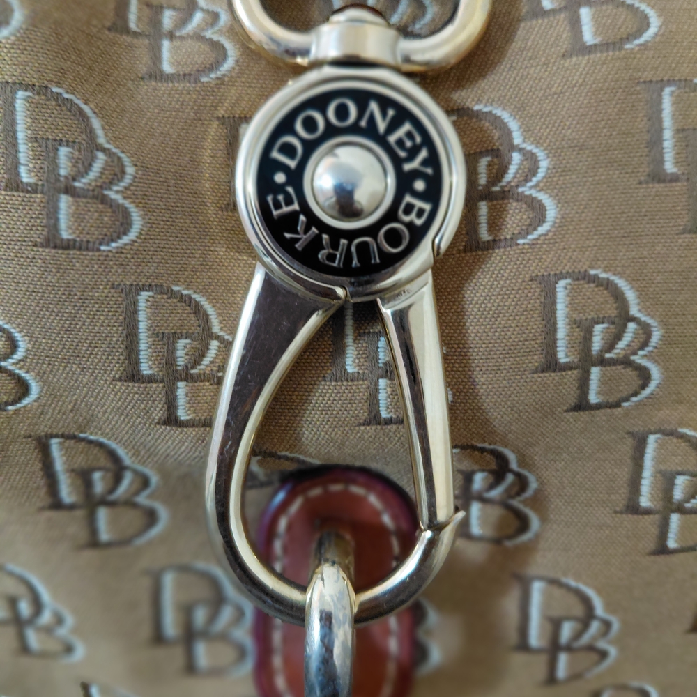 Dooney & Bourke Brown Monogram Hobo Bag - Picture 10 of 10